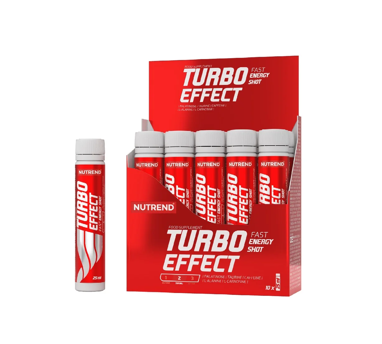 Nutrend Turbo Effect Shot bez příchuti 10x25 ml
