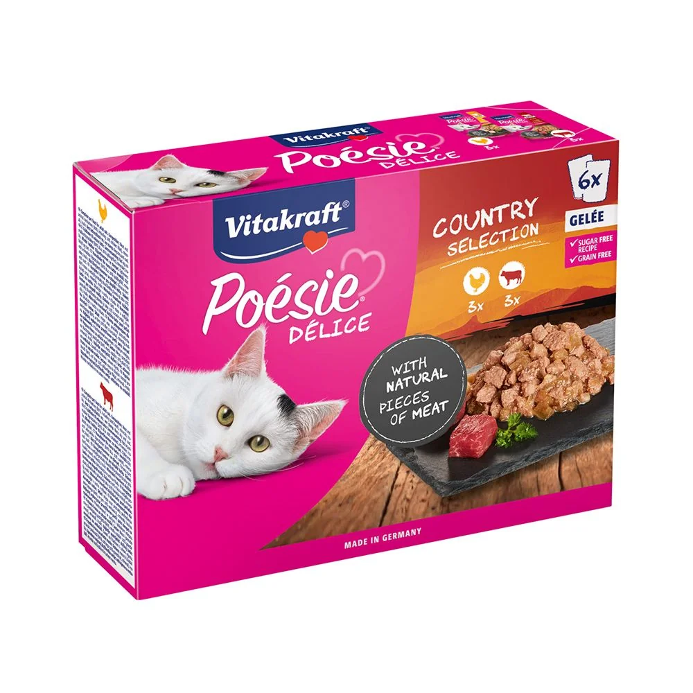 Vitakraft Poésie Délice Gelée masový 6x85 g