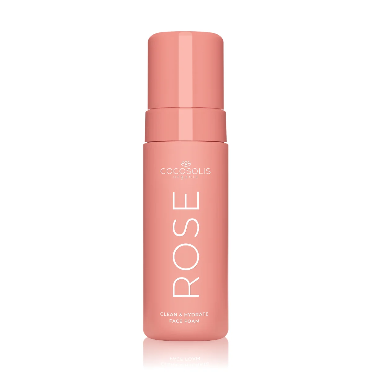 COCOSOLIS Rose čisticí pleťová pěna s hydratačním účinkem 150 ml