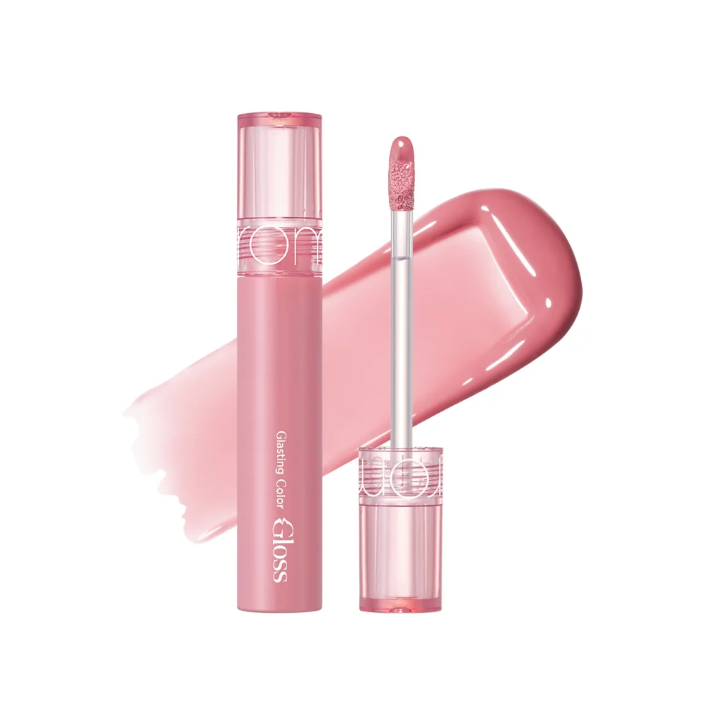 Rom&nd Glasting Color Gloss 01 Peony Ballet dlouhotrvající lesk na rty 4 g