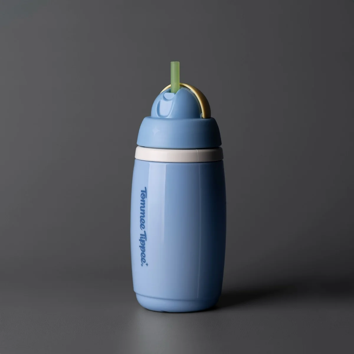 Tommee Tippee Hrneček s brčkem Active 12m+ 266 ml modrý