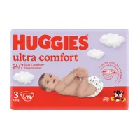 Huggies Ultra Comfort Mega vel. 3 4-9 kg