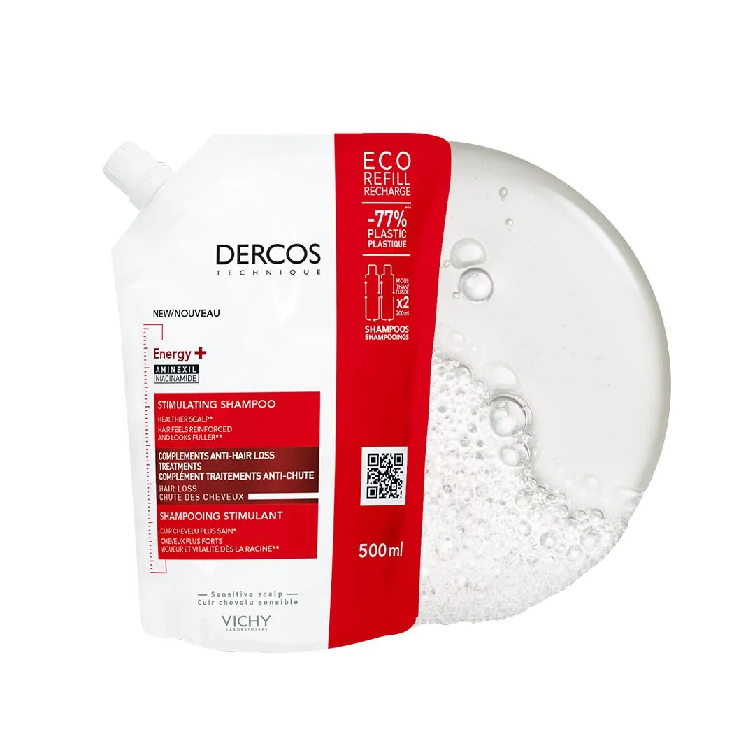 Vichy Dercos Energy+ šampon náplň 500 ml