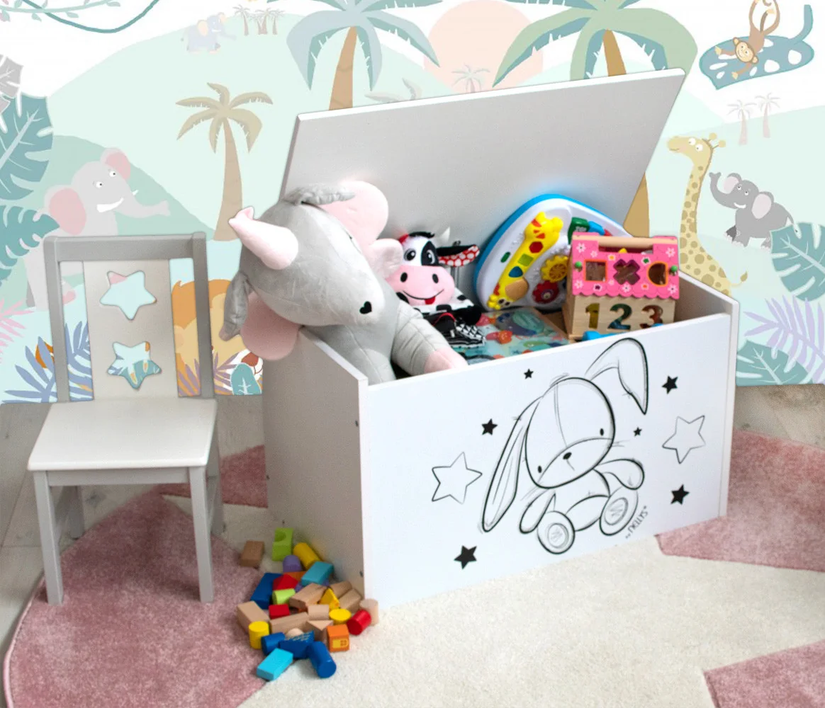 NELLYS Box na hračky - Cute Bunny