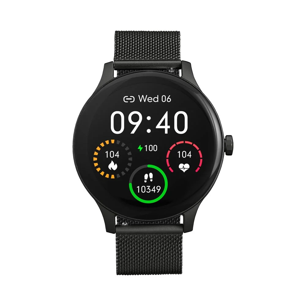 Garett Smartwatch Classy smart hodinky Black Steel