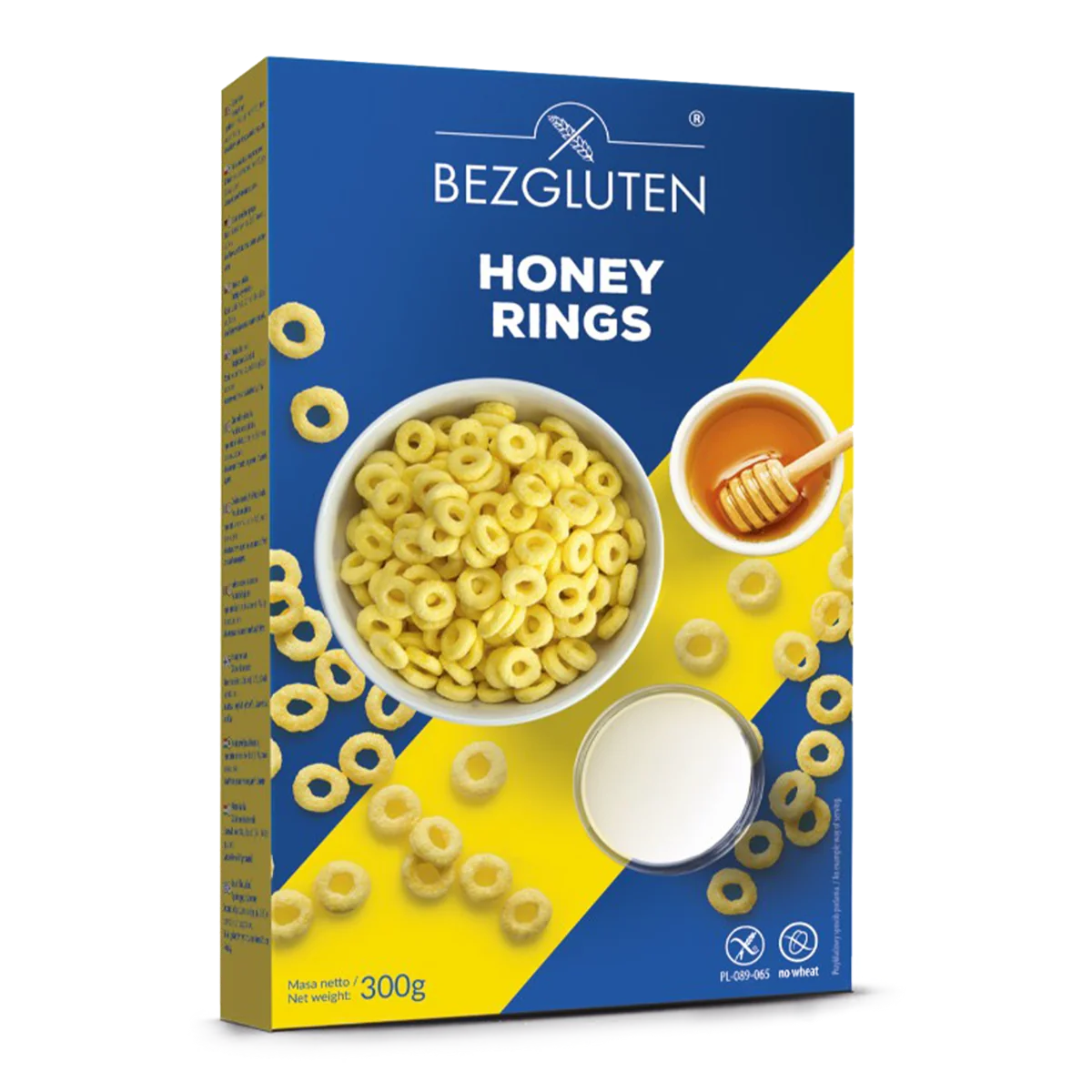 BEZGLUTEN Honey rings medové kroužky bez lepku 300 g