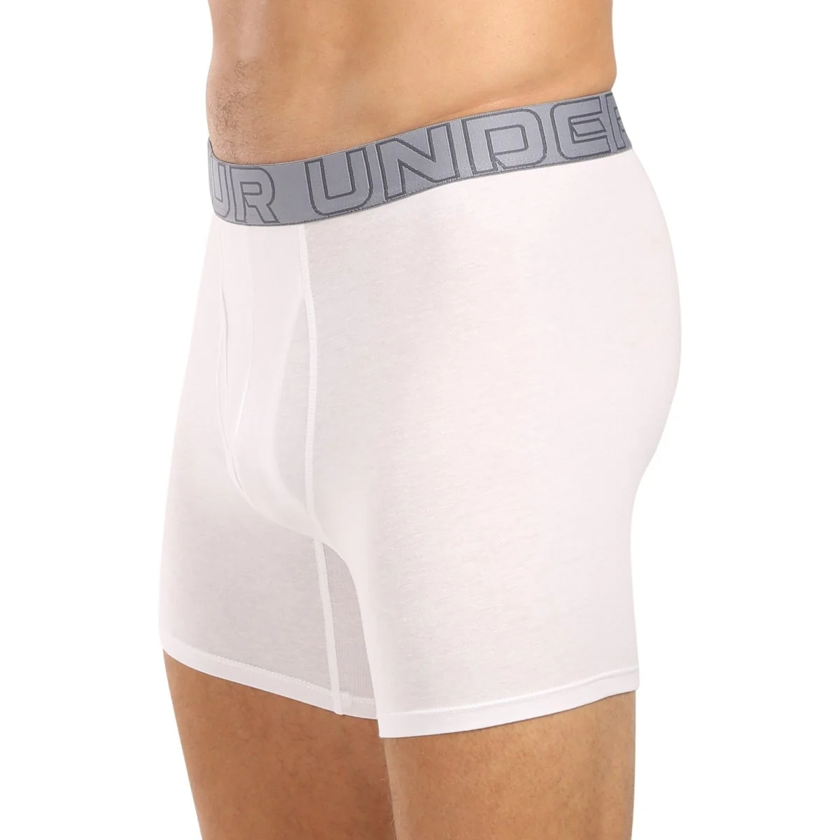 Under Armour 3PACK pánské boxerky bílé (1383889 100) 3XL