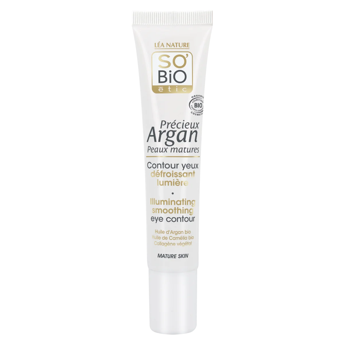 SO’BiO étic Anti-Age Precieux Argan Péče o oční okolí GOLD BIO 15 ml
