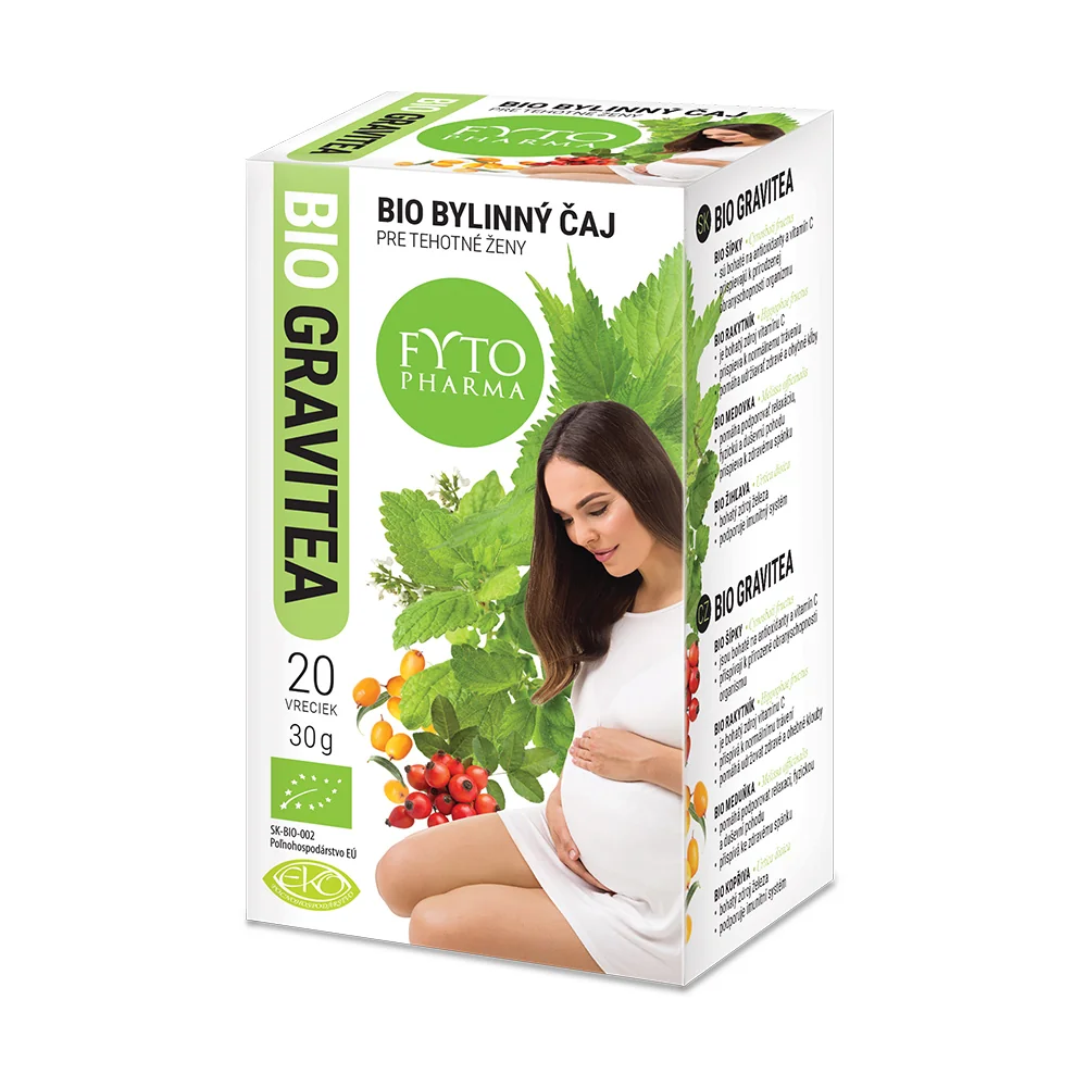 Fytopharma Gravitea BIO Bylinný čaj pro těhotné 20x1,5 g