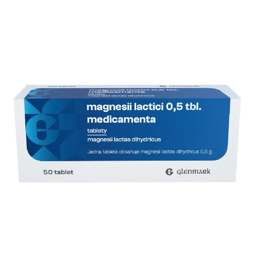 Medicamenta Magnesii lactici 0,5 tbl. 50 tablet
