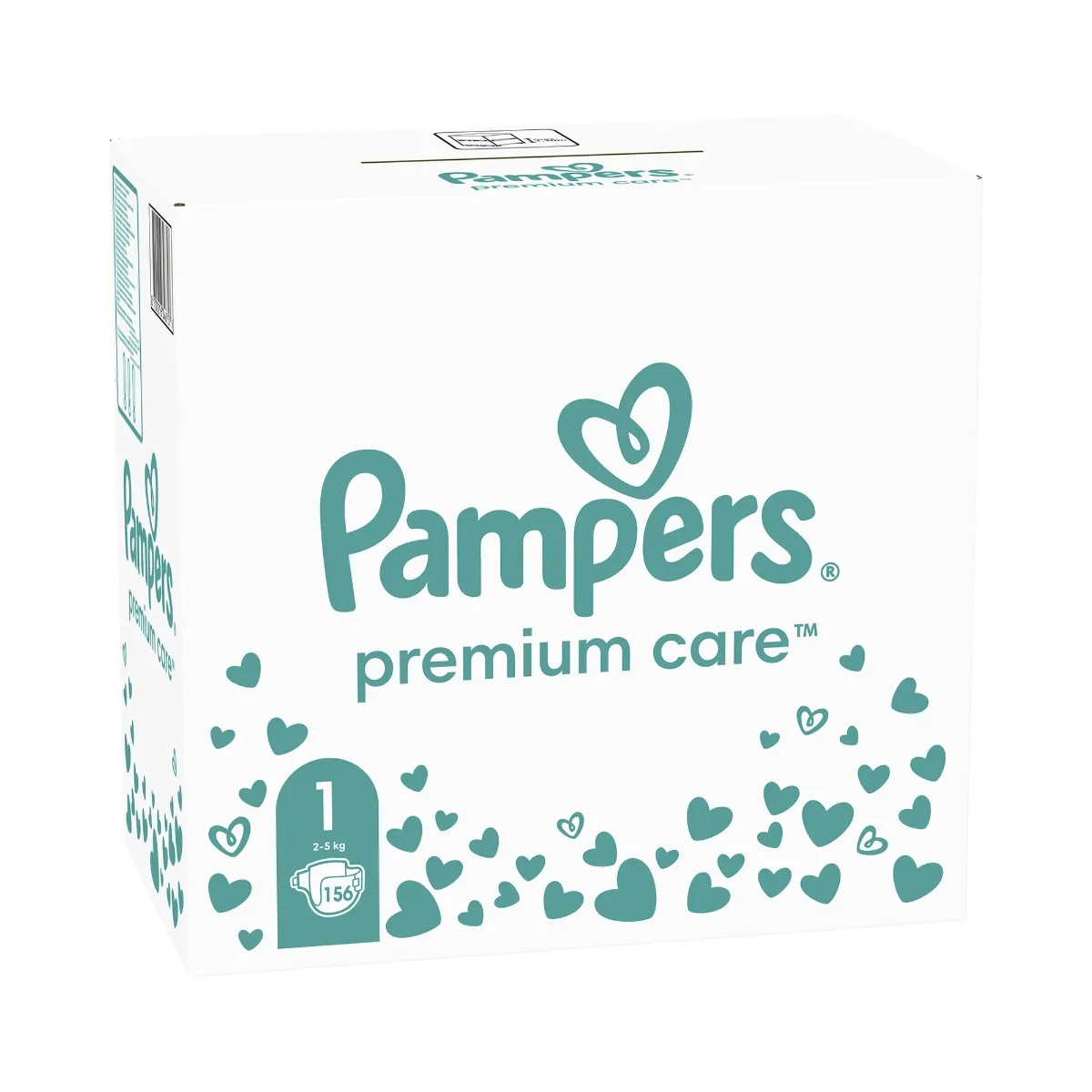 Pampers Premium Care Monthly Box vel. 1 2–5 kg dětské pleny 156 ks