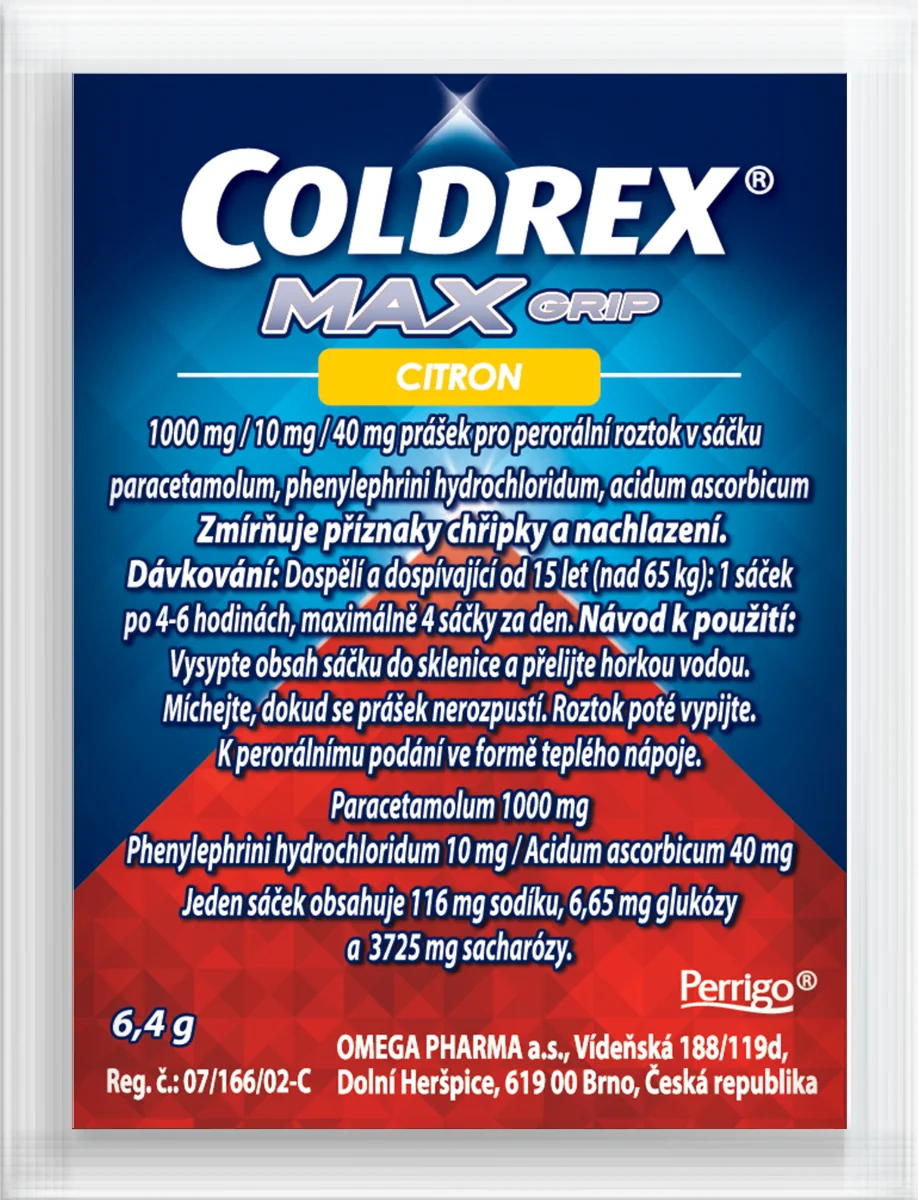 Coldrex MaxGrip Citron 14 sáčků