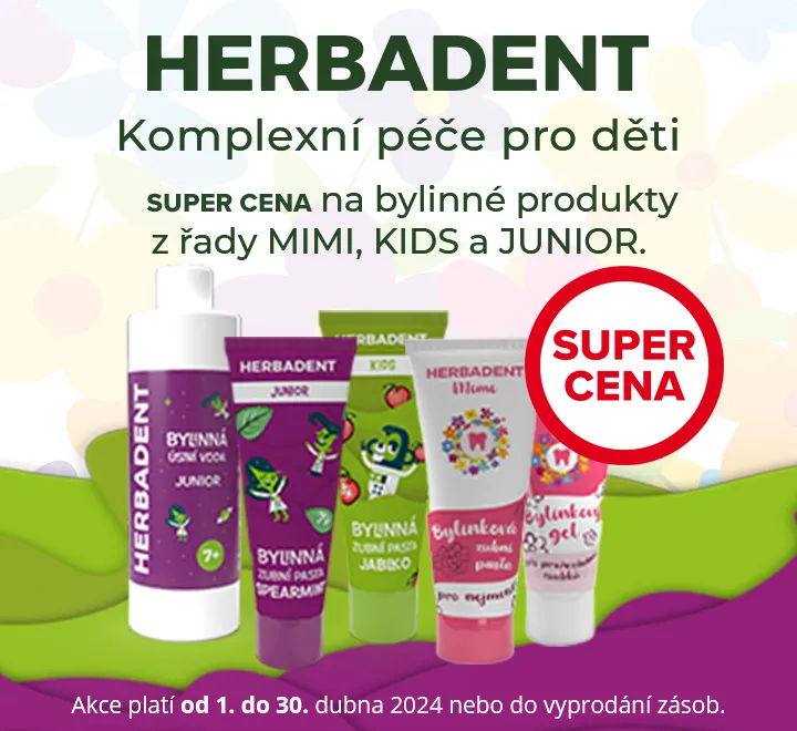 Herbadent Kids Super cena (duben 2024)