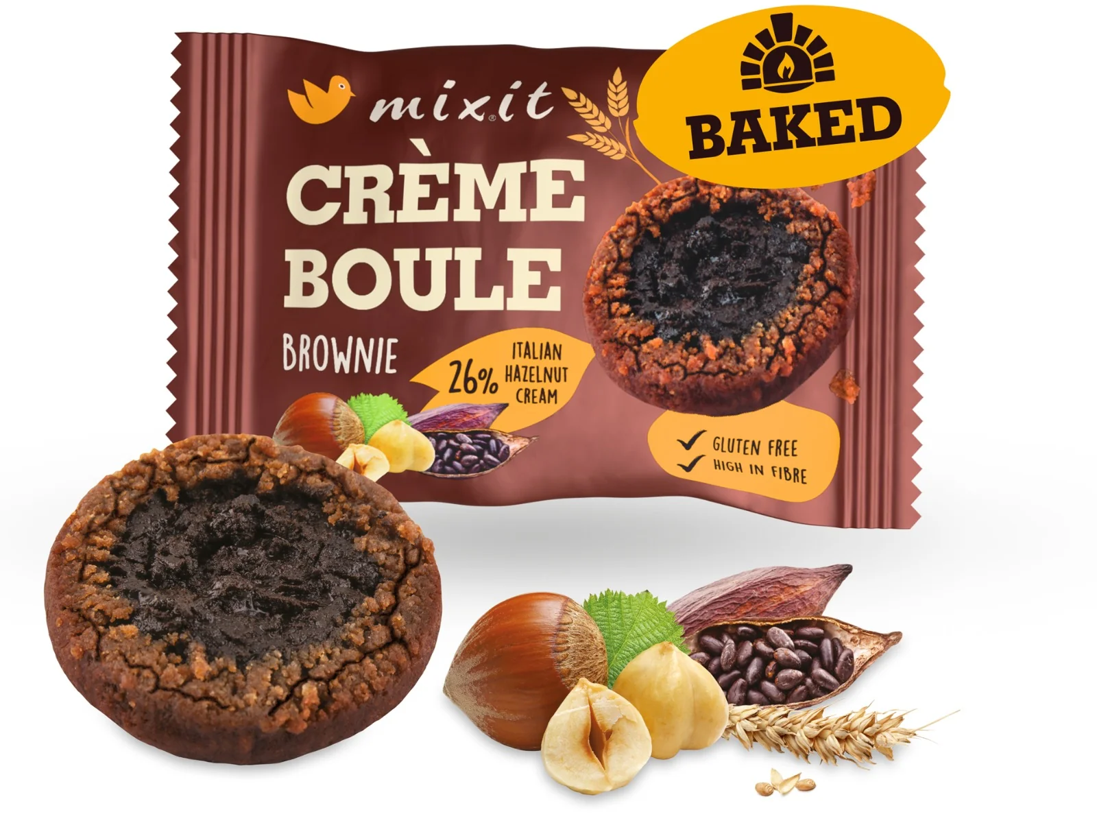 Mixit Pečená Crème Boule Brownie 30 g