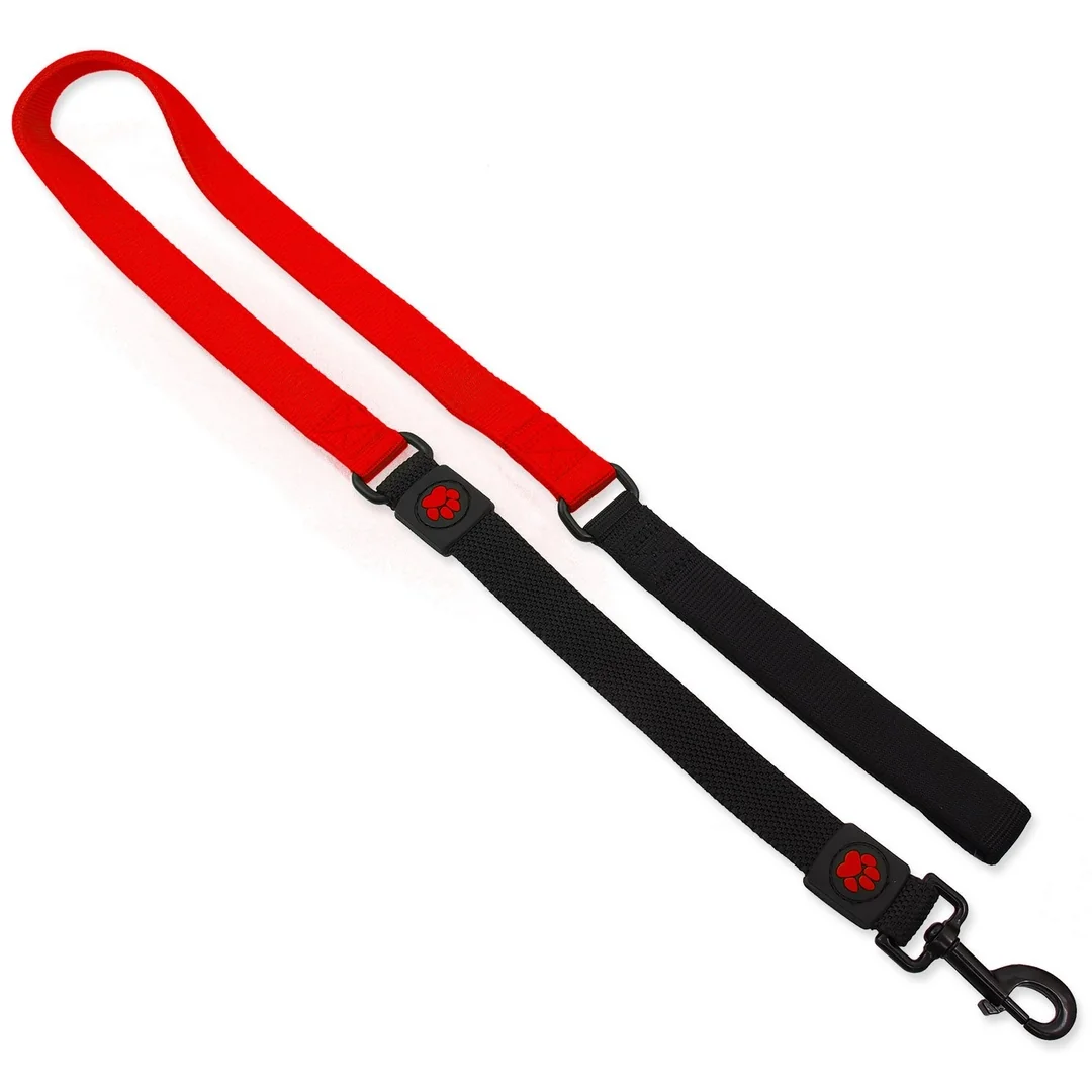 Active Dog Vodítko Bungee Neoprene M červené 2x120cm