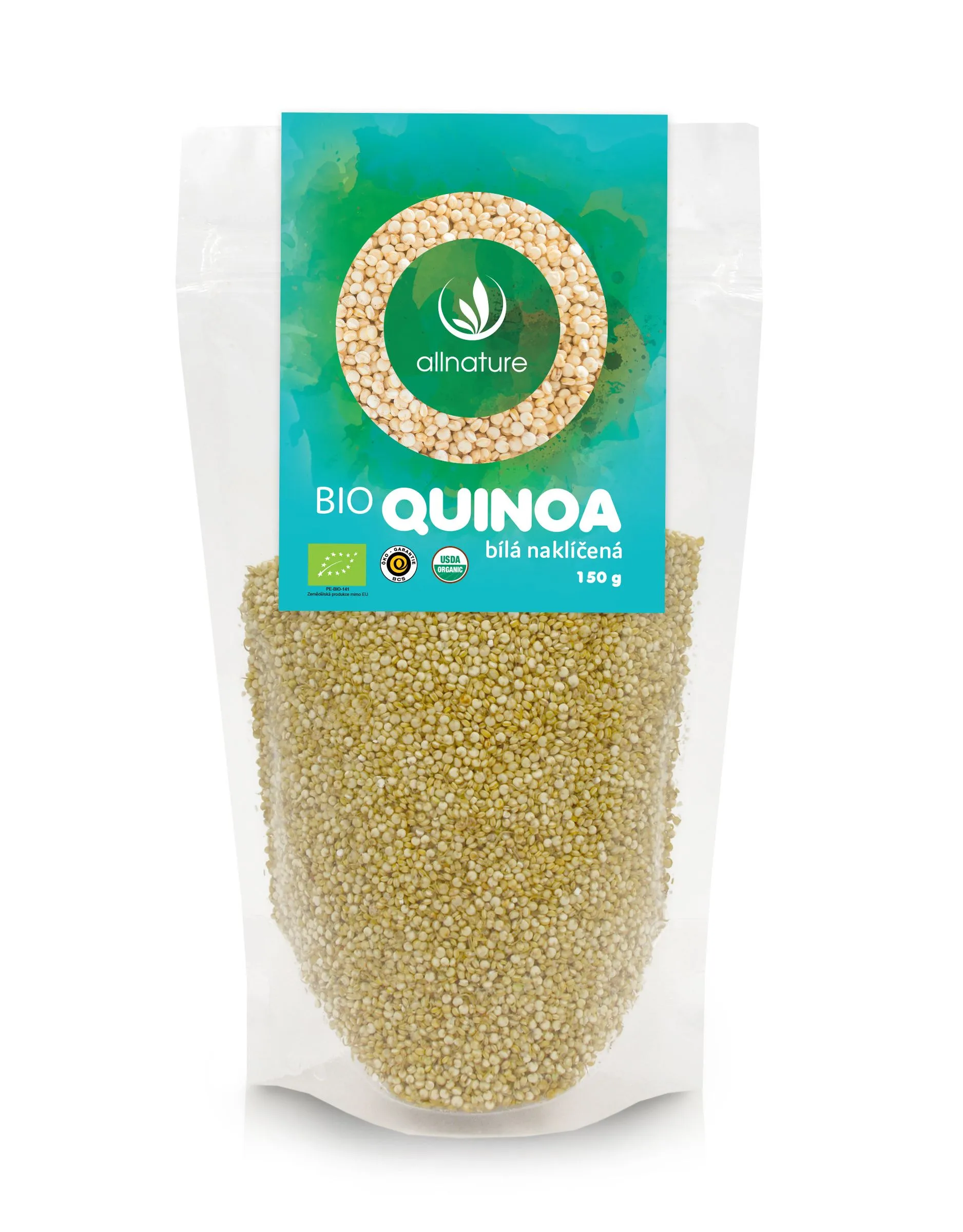 Allnature Quinoa bílá naklíčená BIO 150 g