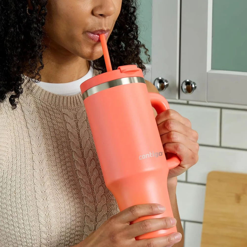 Contigo Láhev na pití Thermalock Tumbler 1200 ml korálová