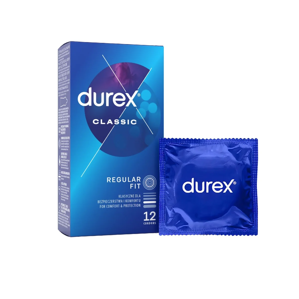 Durex Classic kondomy 12 ks