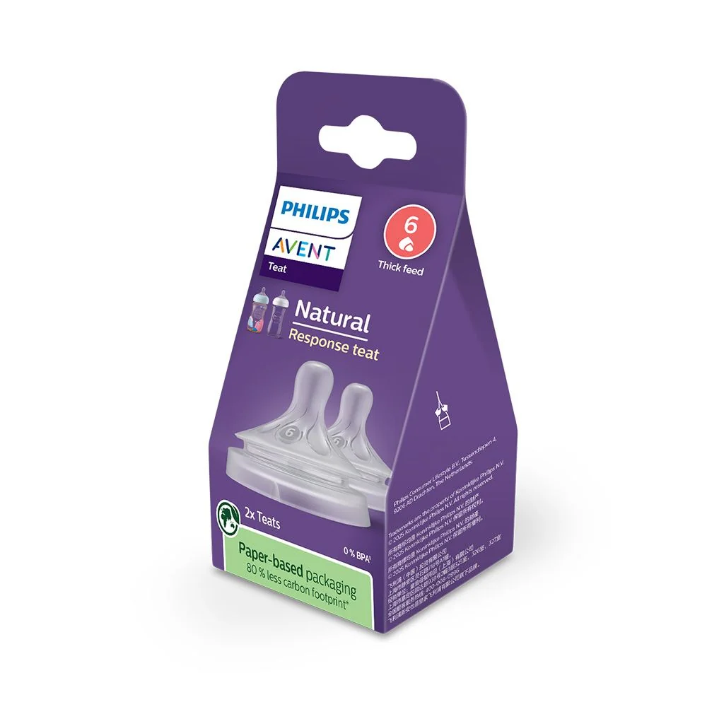 Philips Avent Natural Response 6 Savička na kaši 6m+ 2 ks