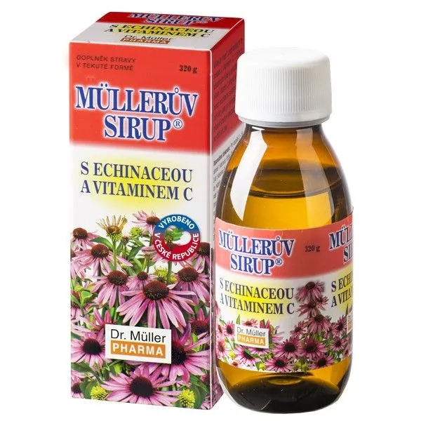 Dr. Müller Müllerův sirup s echinaceou a vitaminem C 320 g