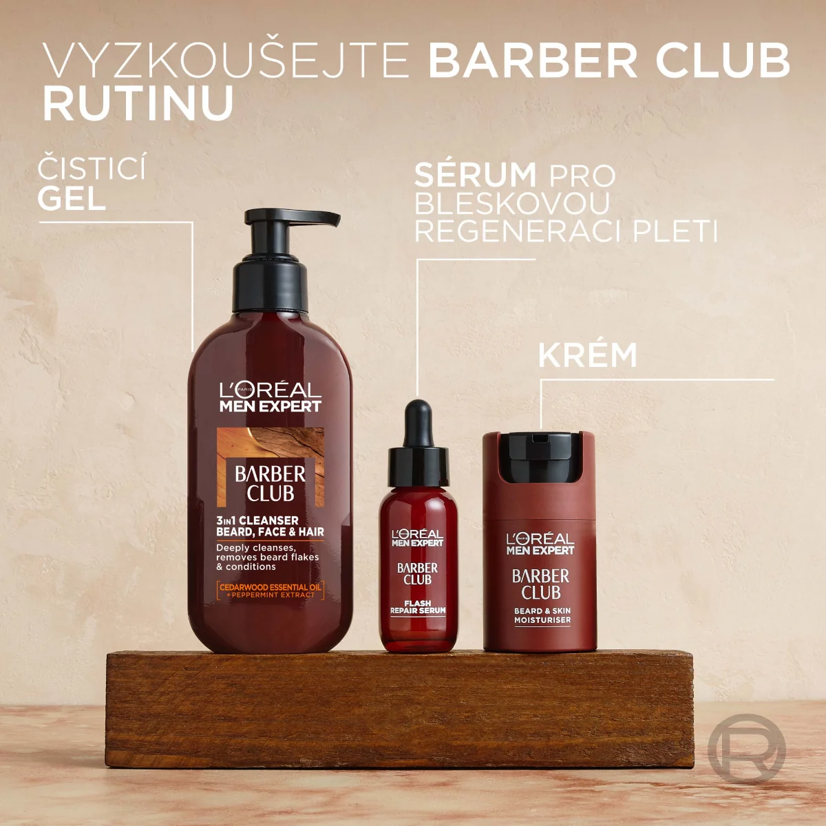 Loréal Paris Men Expert Barber Club sérum na regeneraci pleti 30 ml