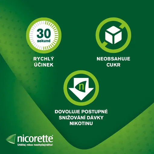 Nicorette Spray s příchutí lesního ovoce 1mg/dávka orální sprej, roztok 13,2 ml