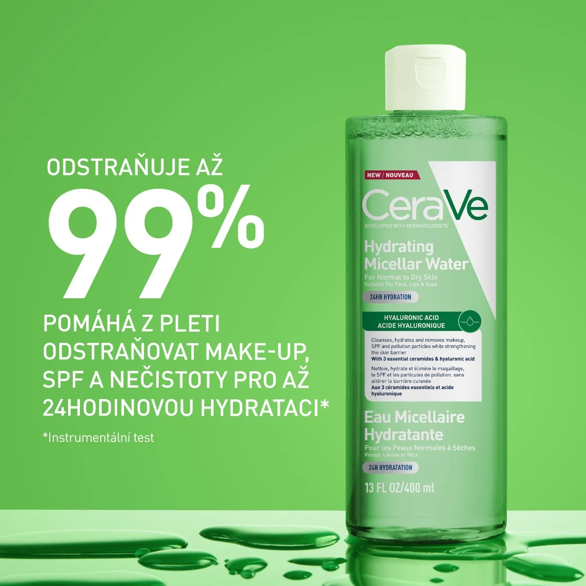 CeraVe Hydratační micelární voda 400 ml