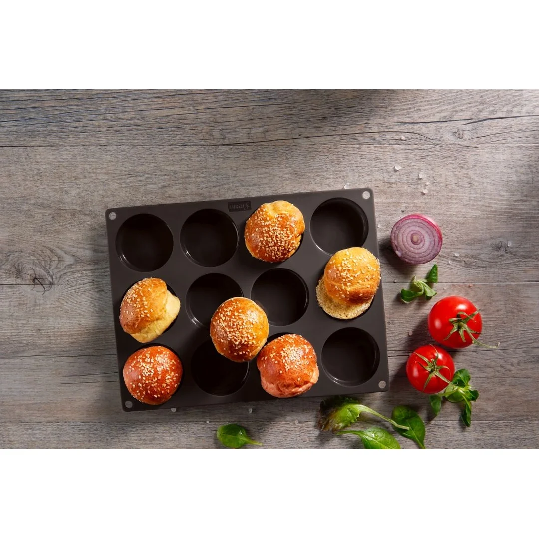 Lurch Flexiform silikonová forma na mini burgery 6cm (00085087)