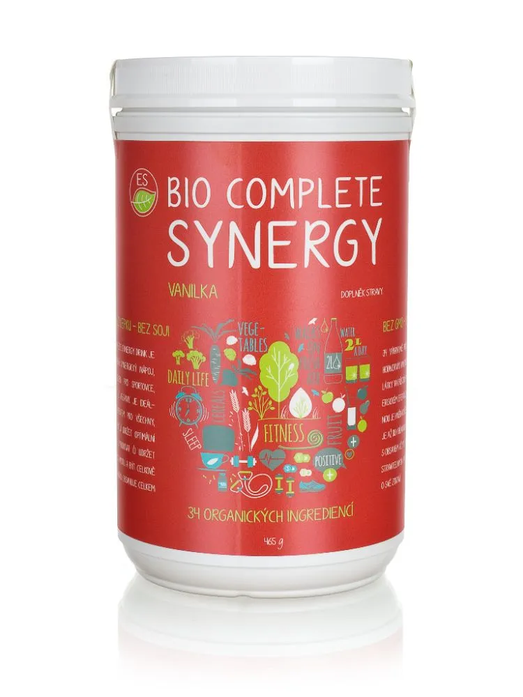 ES BIO Complete Synergy vanilka nápoj 465 g