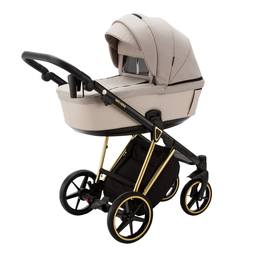 ADAMEX Kočárek kombinovaný Belissa Special Edition Beige/Gold