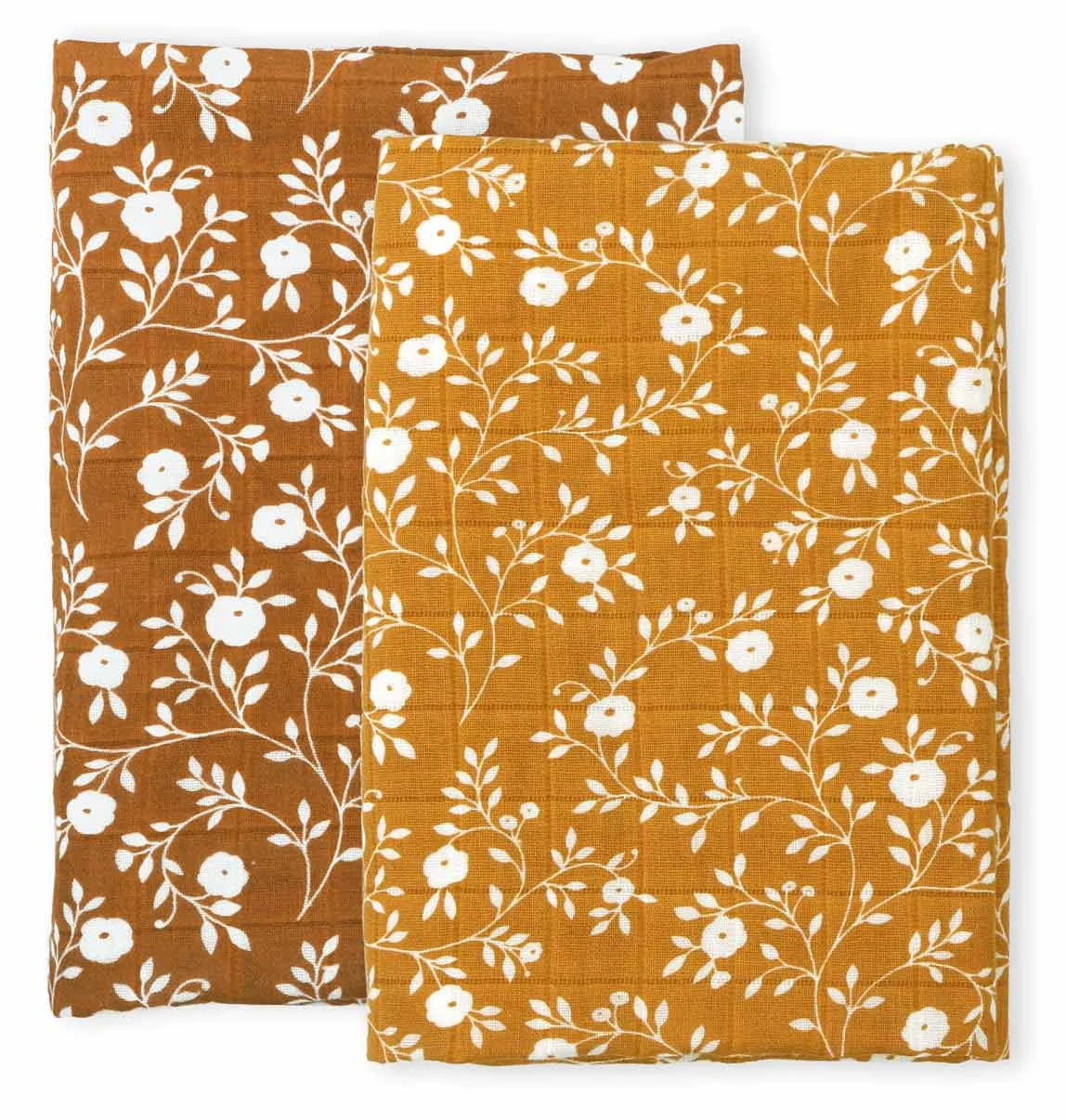 A Little Lovely Company Mušelínové plenky,  blossom - caramel - 2 ks