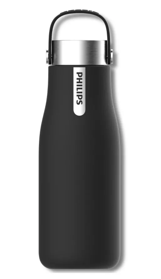 Philips GoZero UV Samočisticí lahev 355 ml černá