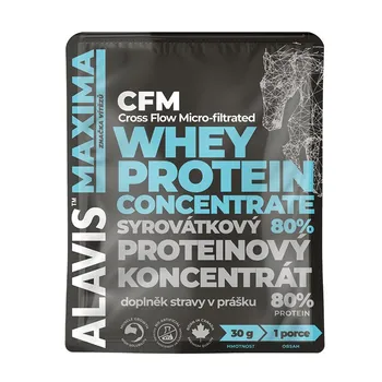 Alavis Maxima Whey Protein Concentrate 80% syrovátkový proteinový koncentrát 25 sáčků