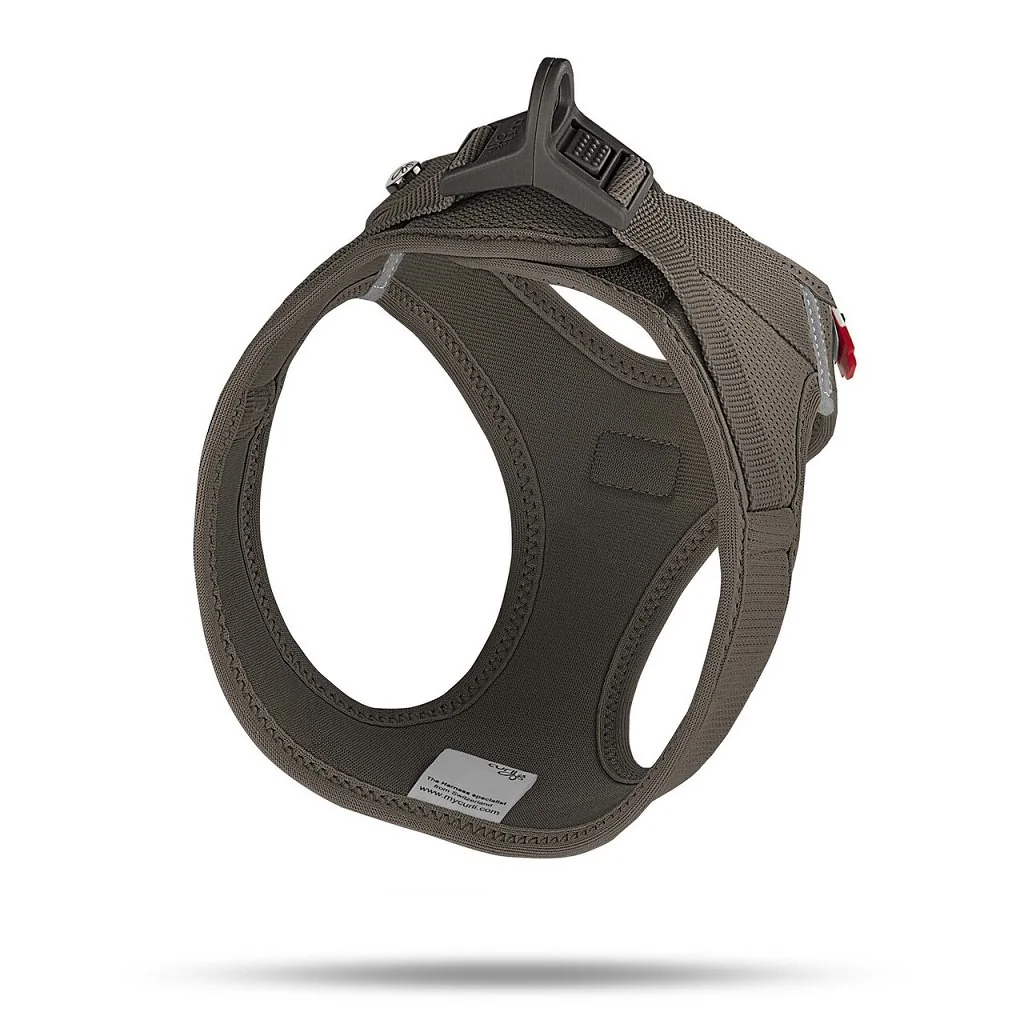 Curli Postroj pro psy se sponou Air-Mesh Brown, S, 4-7 kg
