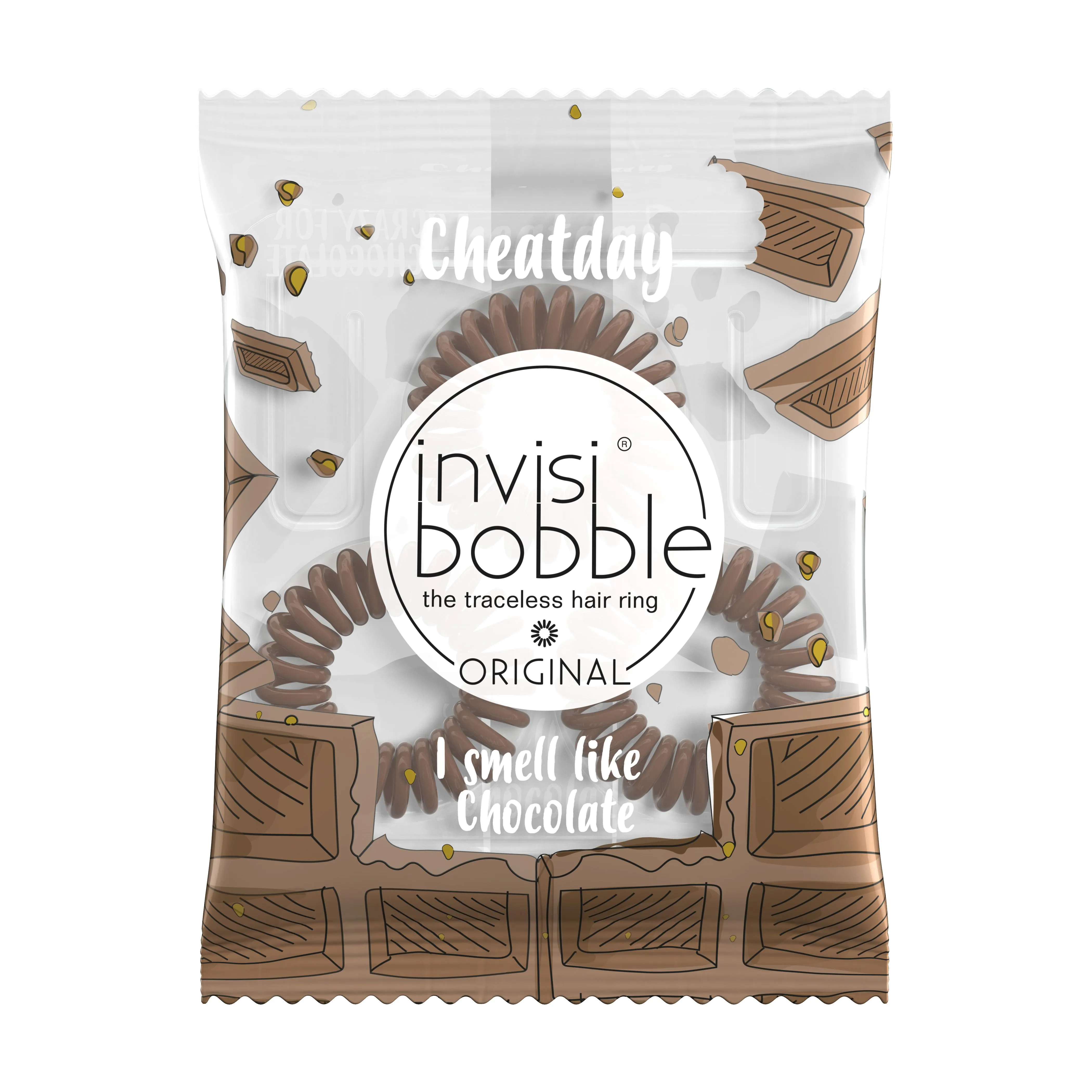 Invisibobble ORIGINAL Cheat Day Crazy for Chocolate gumička do vlasů 3 ks