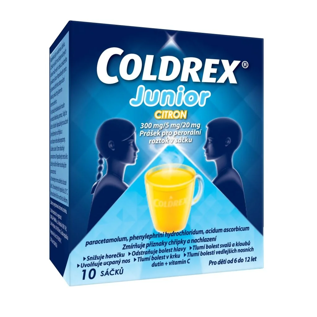 Coldrex Junior CITRON 10 sáčků