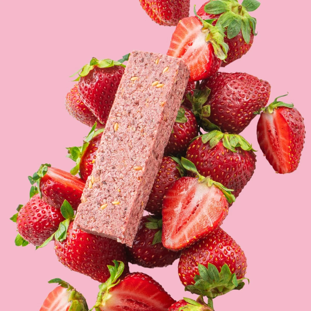 FIZI LLC Keto proteinová tyčinka jahoda + mandle 45 g