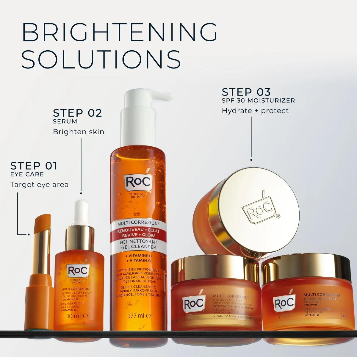 RoC Multi Correxion Revive + Glow denní sérum 30 ml