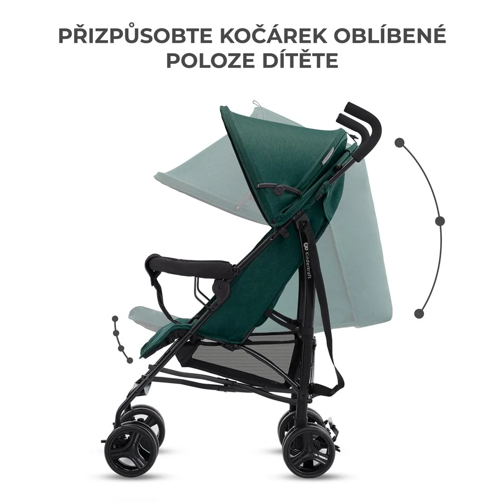 Kinderkraft Kočárek golfový Tik Green forest