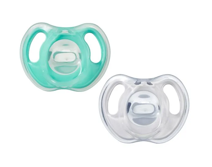 Tommee Tippee Šidítko silikon Ultra-light 6-18m 2 ks