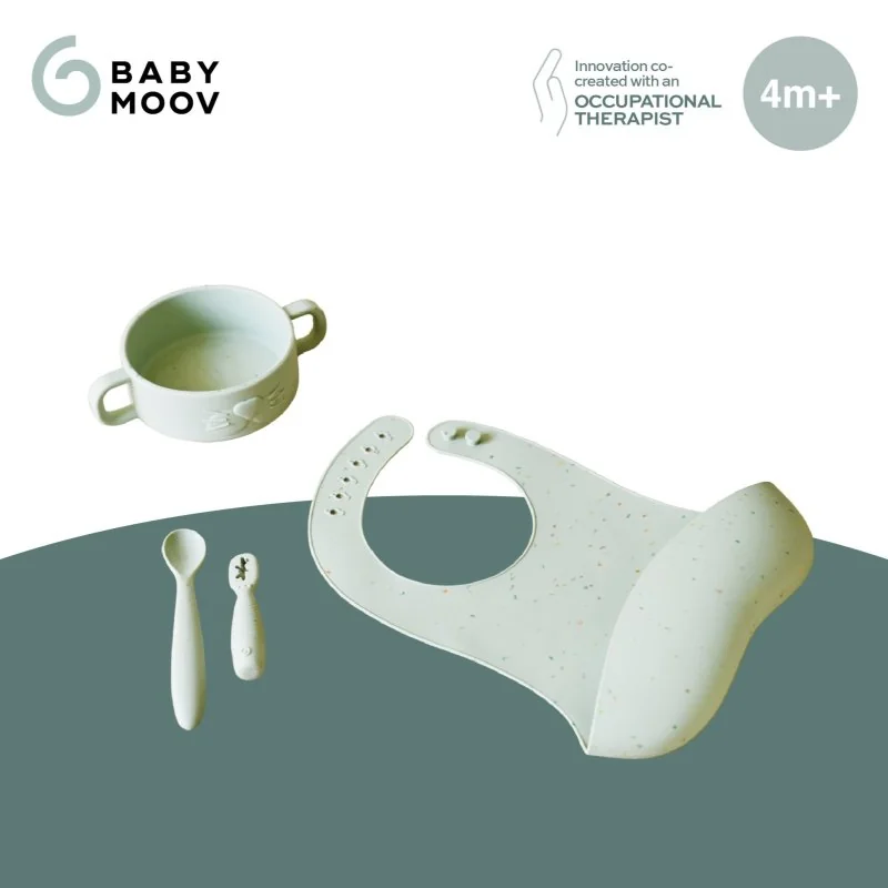 Babymoov silikonová jídelní sada Baby First MEAL SET Mini Arty