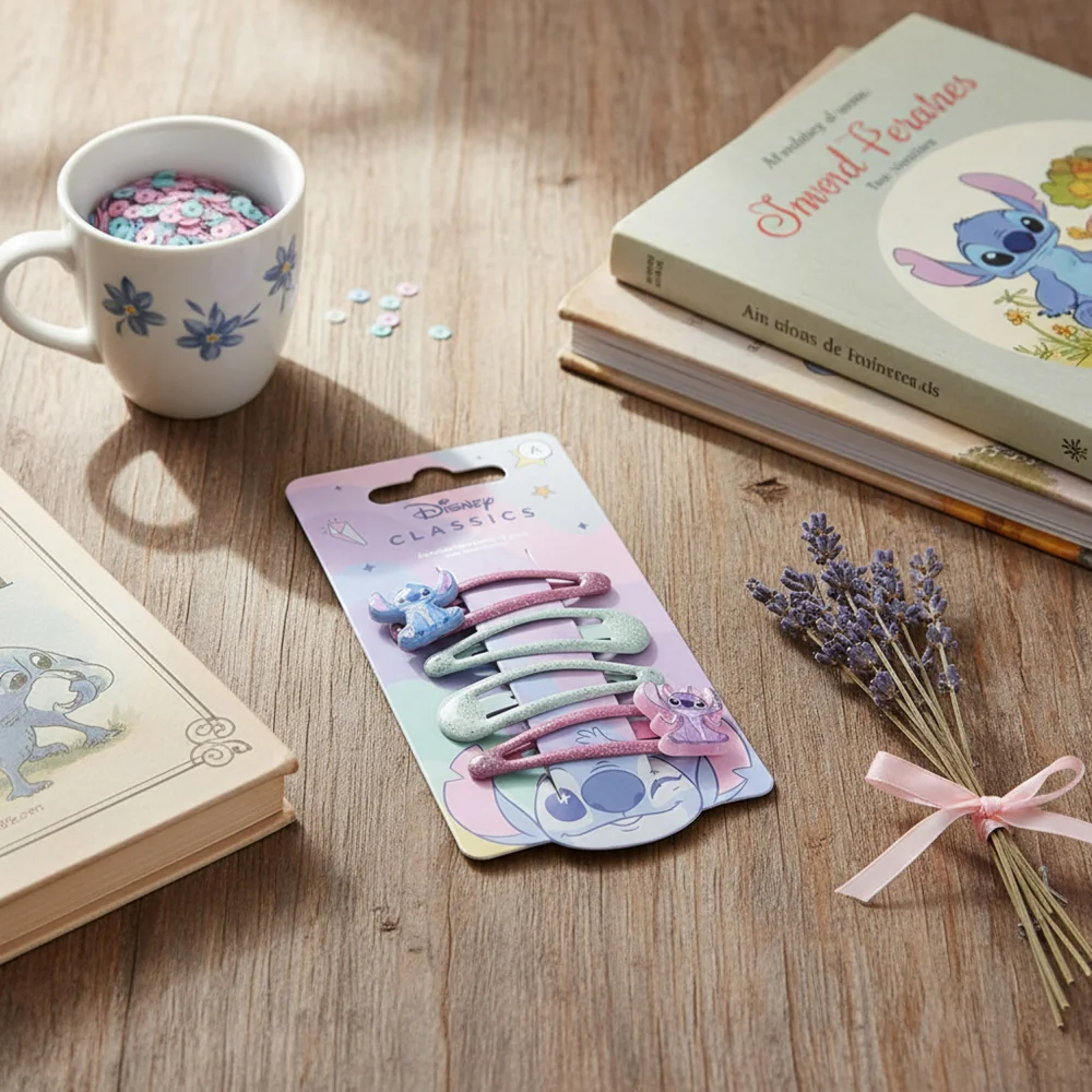 Cerdá Sada sponek do vlasů Stitch 4 ks
