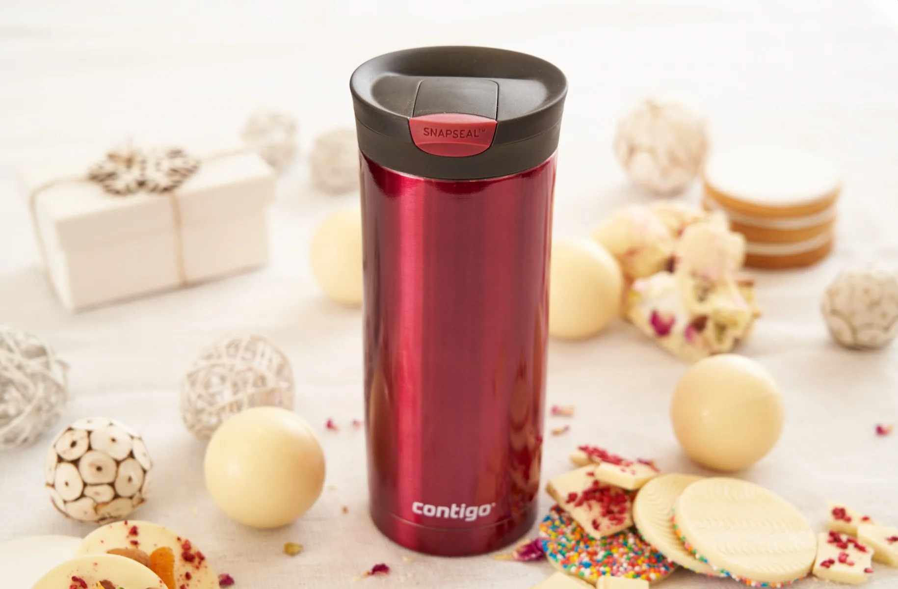 Contigo Termoláhev Huron Vivacious červená 470 ml