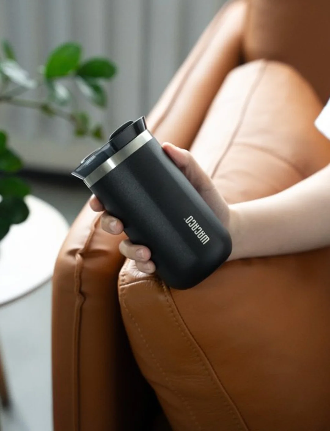 Wacaco Octaroma Lungo - Onyx Black 300 ml Cestovní termohrnek