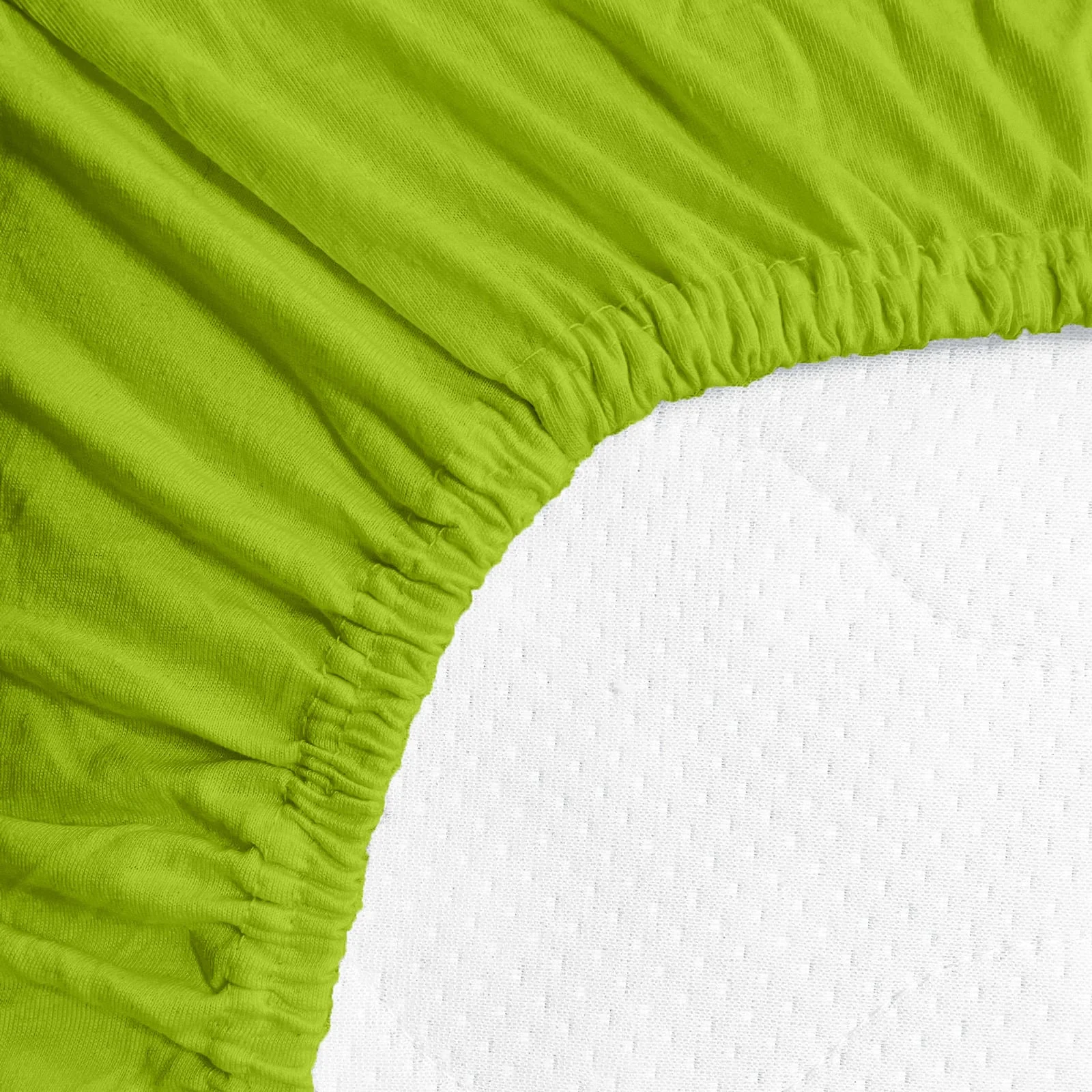 Povlečeme vše Prostěradlo Jersey Lux 90x200 cm zelená