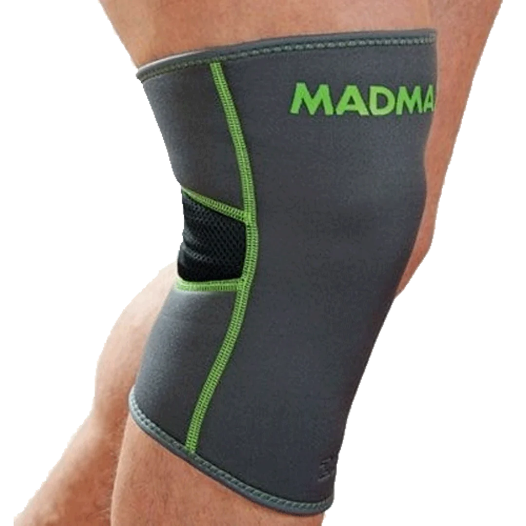 MadMax Bandáž neopren na koleno MFA294 šedá - L