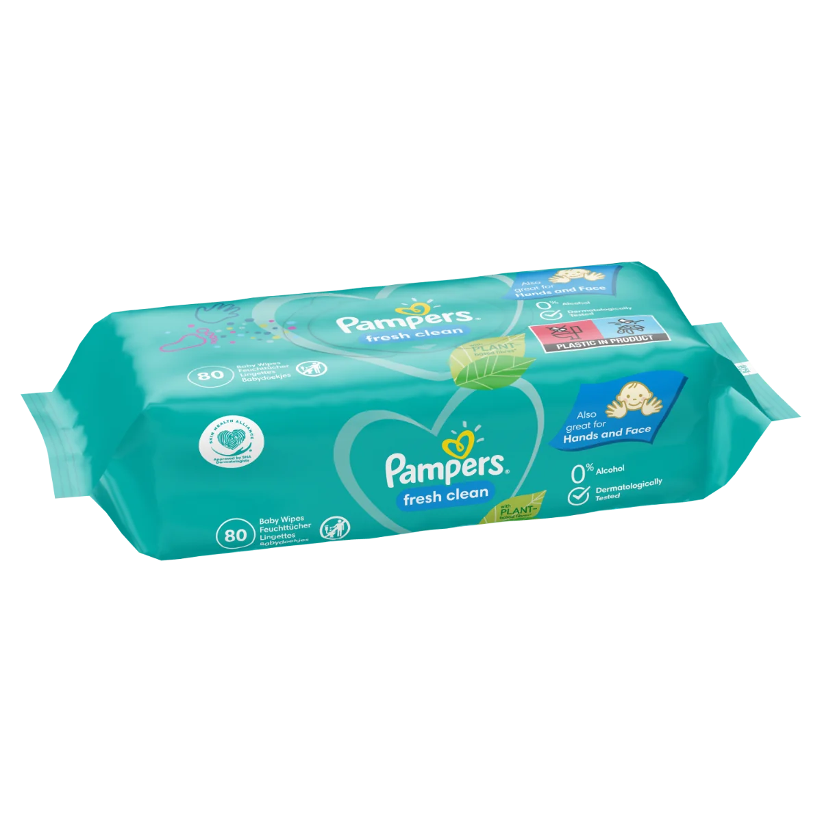 Pampers Fresh Clean vlhčené ubrousky 15x80 ks