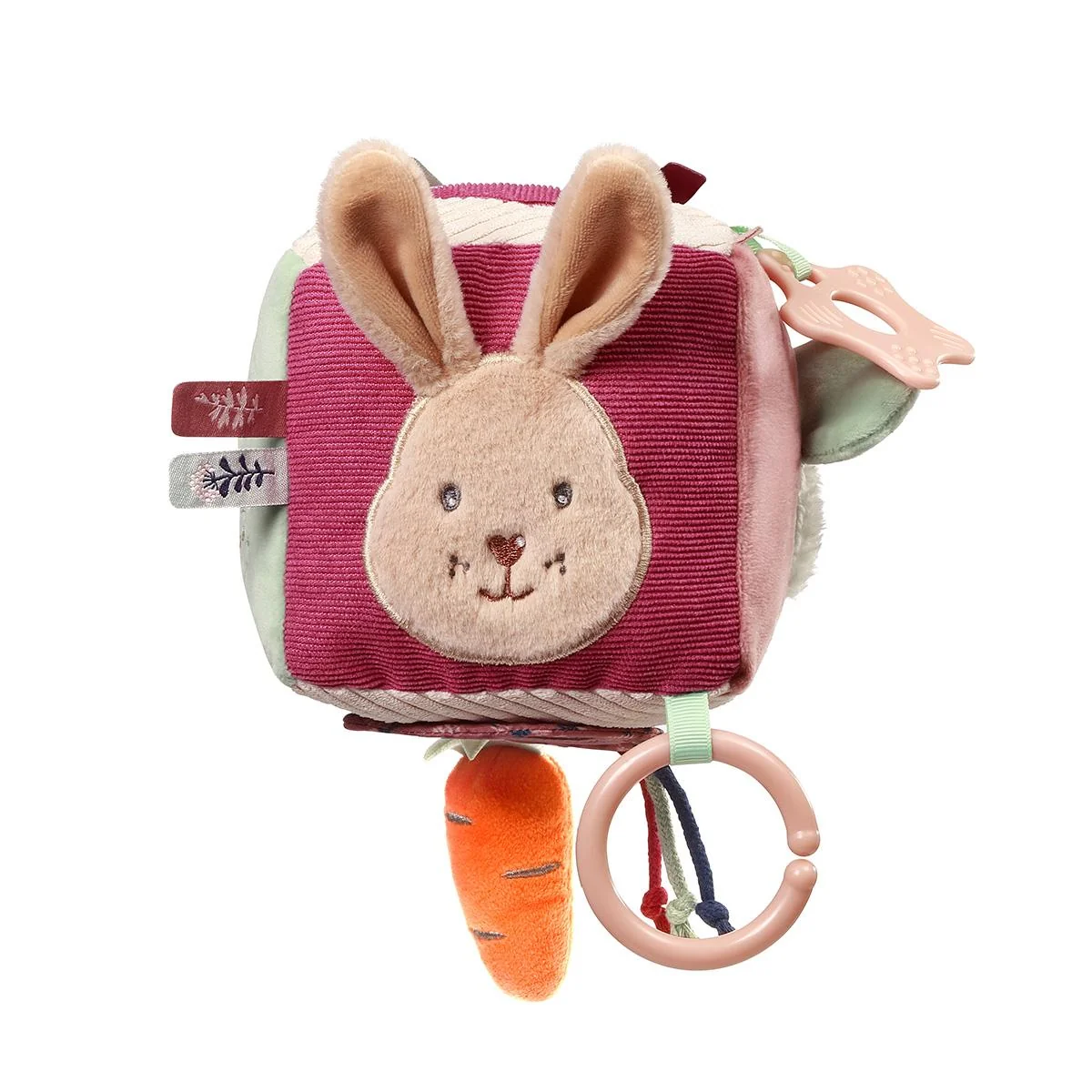 Babyono Velká sada senzorických hraček Rabbit, knížka, závěsná hračka