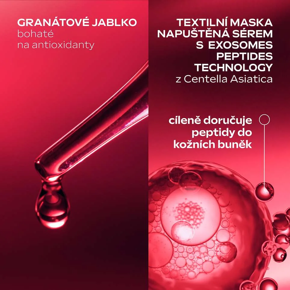 Weleda Exo Boost Zpevňující maska Granátové jablko a Maca - peptidy 1 ks