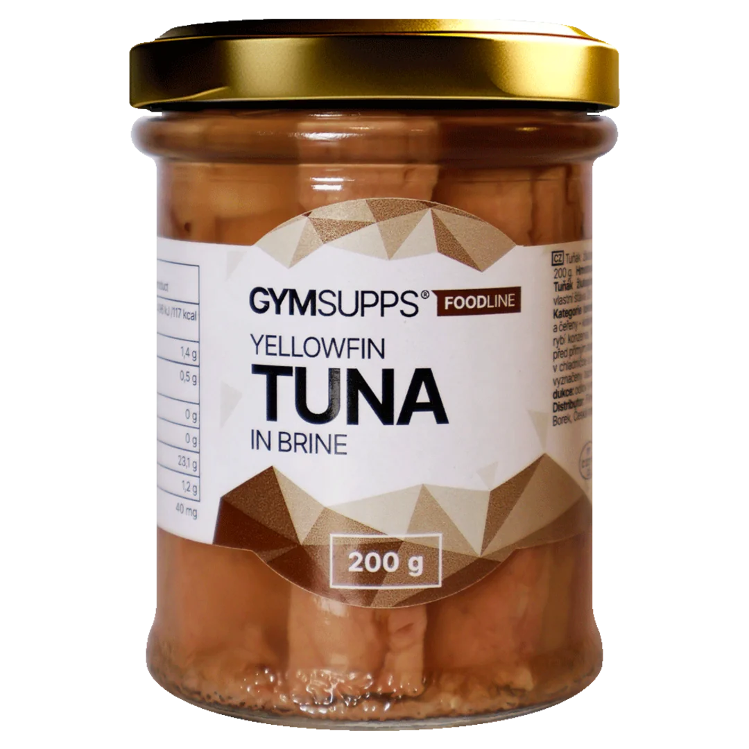 Gymsupps Tuňák žlutoploutvý filety ve vlastní šťávě - 200g
